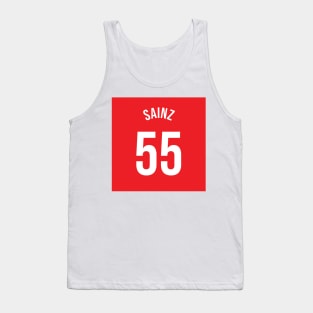 Sainz 55 - Driver Team Kit 2023 Season Tank Top